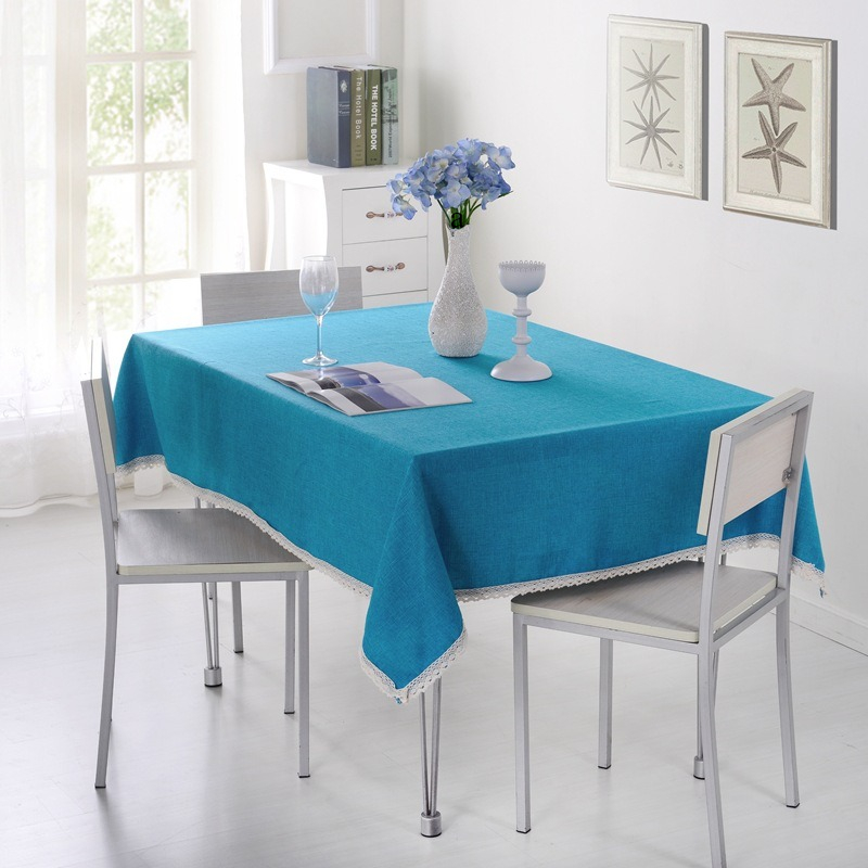 2026 Dinning Table Solid Color Mat New Modern Simple Coffee Cloth Tablecloth-image-1087778643