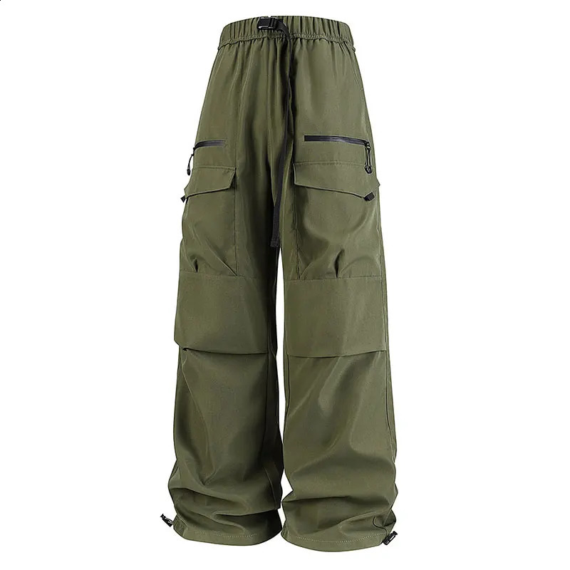 Spring Autumn Men Cargo Pant Fashion Loose Comfortable Breathable Multiple Pockets Long Pants Fitness Running Casual 251129
