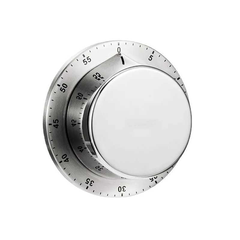 Mechanical Al Clock Magnetic Kitchen Timer Stainless Steel Timer Baking Reminder for Learning Time Management C251209-image-1087828339