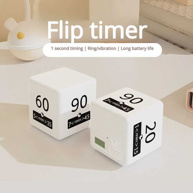 Rubiks Cube Timer Flip Electronic Timer Reminds Students to Stay Focused While Solving Problems Kitchen Time Management C251209-image-1087828968