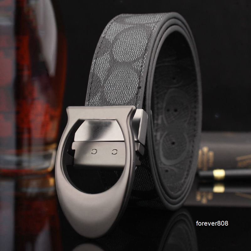 Belts Luxury Mens Belt Designer Belt 35cm Knight Print Design 105-125cm Zinc Alloy Buckle Mens Belt Fashion Versatile Style Double-sided available