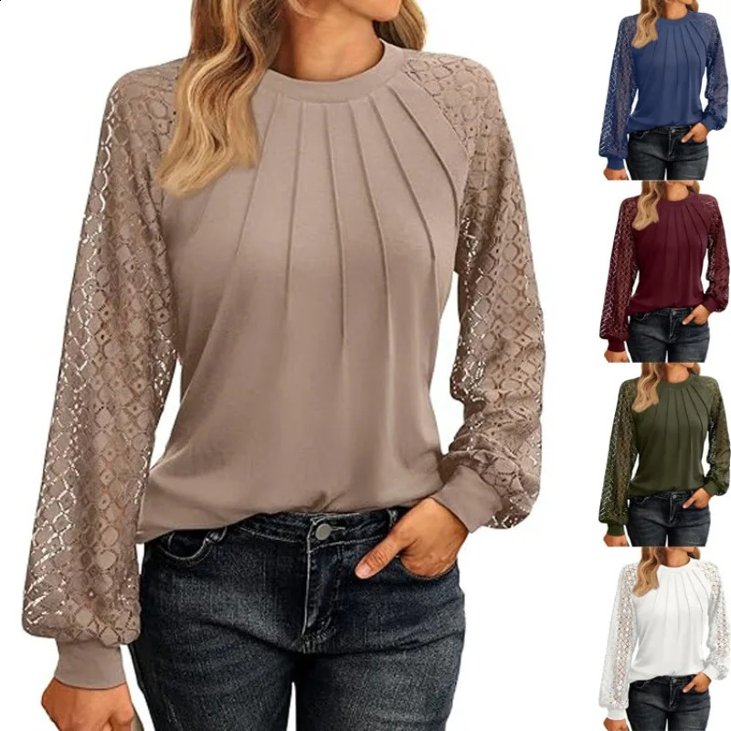 Solid Casual Loose Blouses For Women Fashion Autumn Vintage Womens Oversized Shirts And Elegant Youth Female Tops 251209