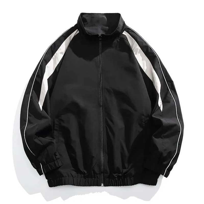 Mens Patchwork Reflective Casual Jacket Men Spring and Autumn Patchwork Baseball Jackets New Style Coat Men Clothing New Jacket W251209