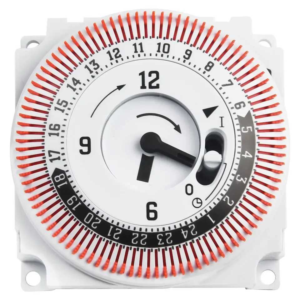 16A 250V Mechanical 24 Hours Timer Switch Industrial Timing Dev Panel Switch Protect Industrial Timing Switch Protect Panel C251209-image-1087828439