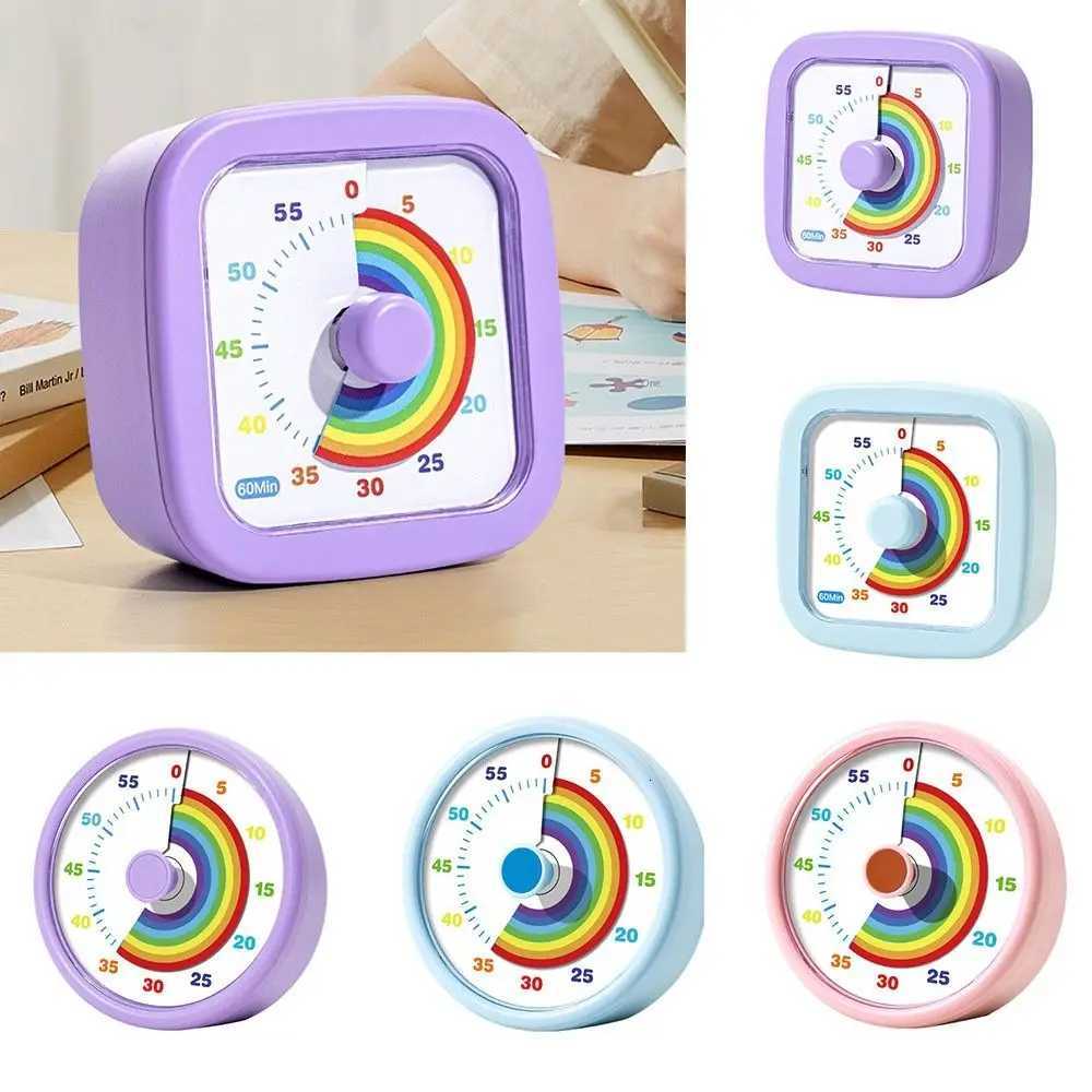 60 Minutes Visual Timer Round/Square tra Silent Countdown Al Clock Self-discipline Visualization Kitchen Timer Indoor C251209-image-1087828131