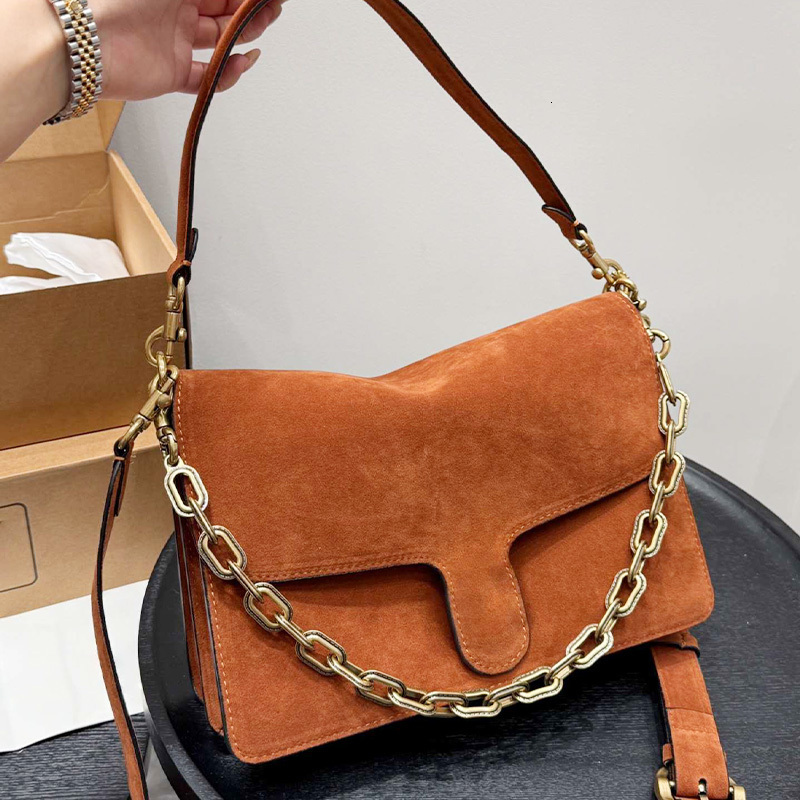 12A Top Quality Tabby Bag Brown Suede Designer Bag Women Shoulder Bag Dionysuss Bag Chain Flap Bag Large Shopper Bag Winter Autumn Crossbody Bag Wee