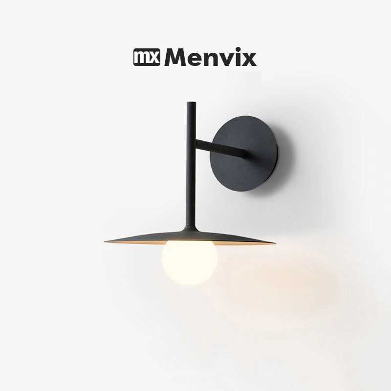 Lámpara de pared moderna Menvix, accesorios de iluminación LED nórdicos, apliques creativos para mesita de noche, sala de estar, decoración interior