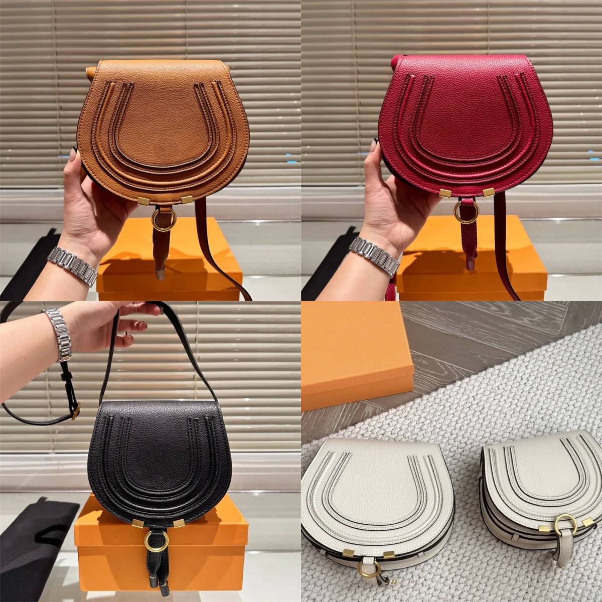 Designer Bag Shoulder Bag Saddle crossbody Luxury bags lady Leather Evening bag Wallet Womens Handbag underarm bag Short trip stylist sparty 2 sizes