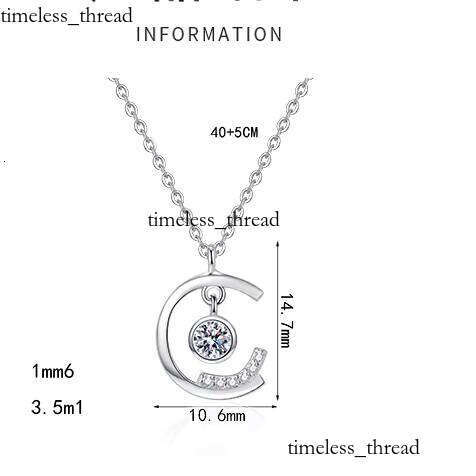 Songfu High Standard Jewelry Silicon Stone Charm 925 Sterling Silver Women's Anti-Allergy Necklace