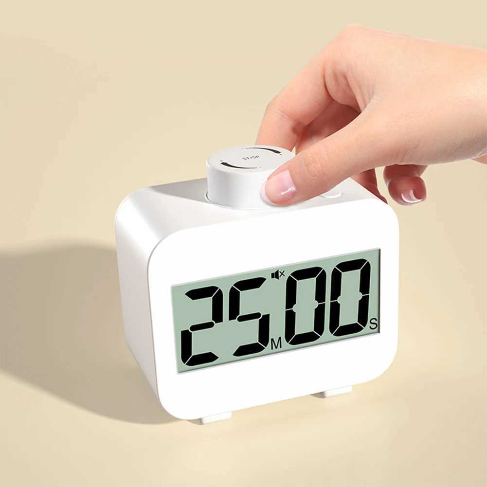 Cube Timer Countdown/Countup Rotating Timer Adjustable Volume Digital Al Clock Simple Operation for Gym Yoga Workout C251209-image-1087828385