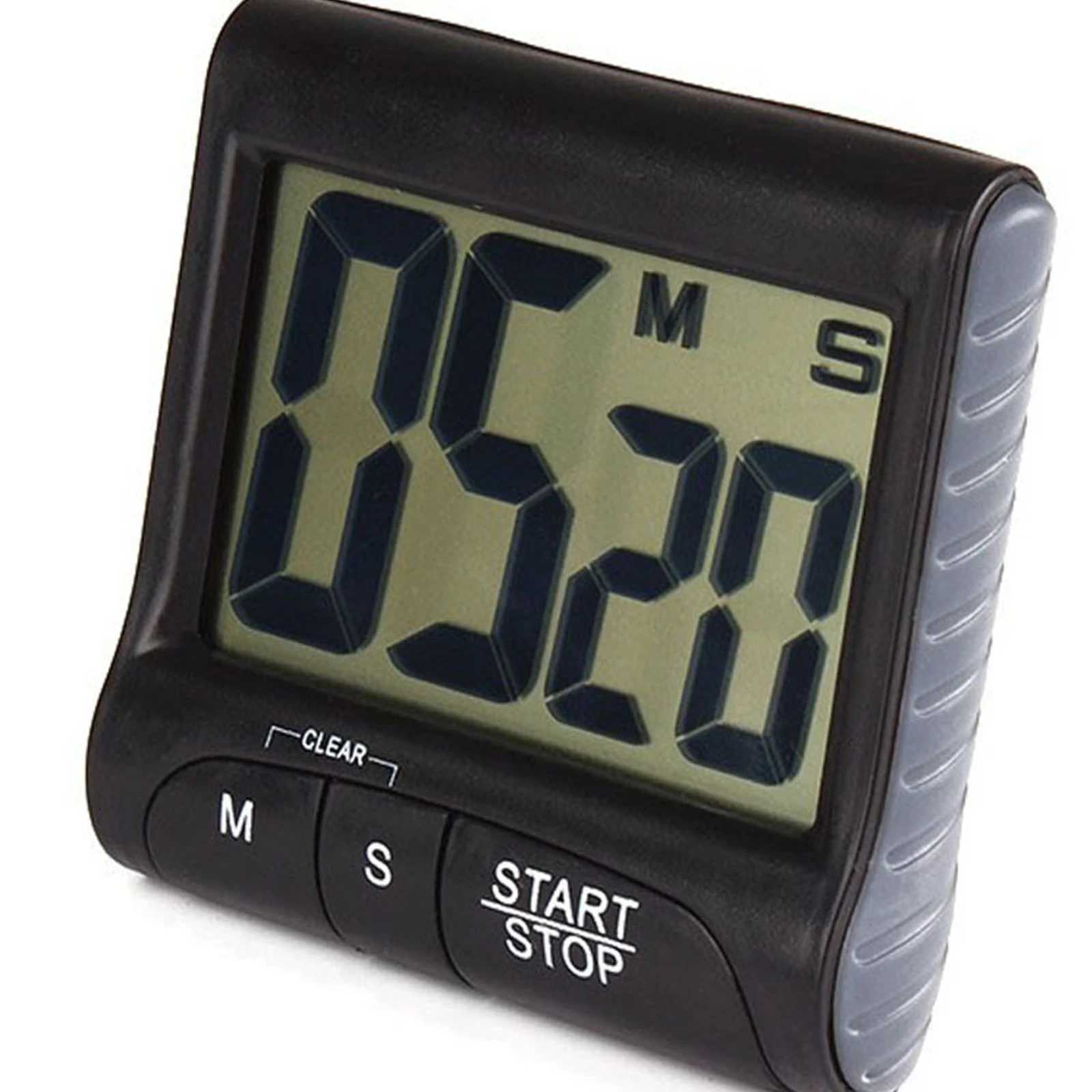 Digital Kitchen Timer Display with Strong Magnet Back Stand Hanging Hole Loud Al LCD Cooking Clock for Workout Baking Egg C251209-image-1087828335