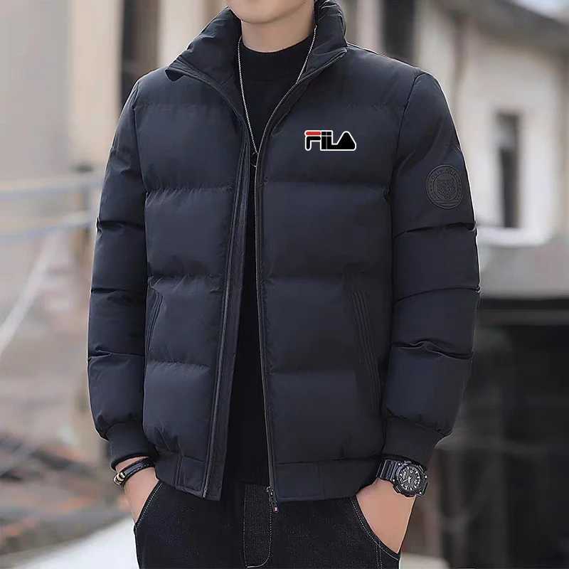 Mens winter dolphin jacket for autumn and winter thickened warm zipper windproof coat winter jacket top W251209