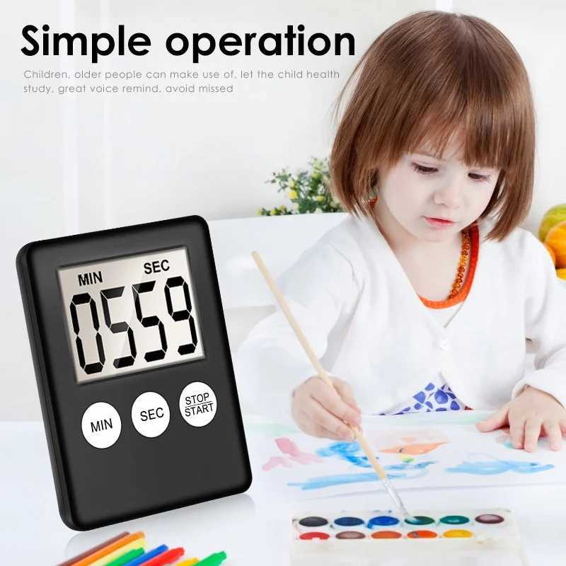 Digital Electronic Kitchen Timer Mti-Function Electronic Timer Stopwatch LCD Display Mini for Sports Exercise Baking Cooking C251209-image-1087828530