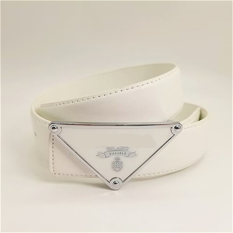 Mens Designer Belt Designer Belts for Women 3.5cm Width Belts Brand P Triangle Buckle Solid Belt Fashion Classic Luxury Man Woman Belts Bb Simon Bel