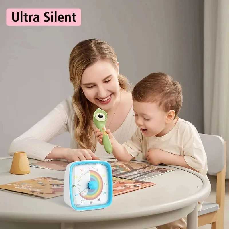 Visual Timer-60 Minute Countdown Timer Night Light Silent Timer He Kids Student Kitchen Cooking Stop Watch Digital Stopwatch C251209-image-1087828648