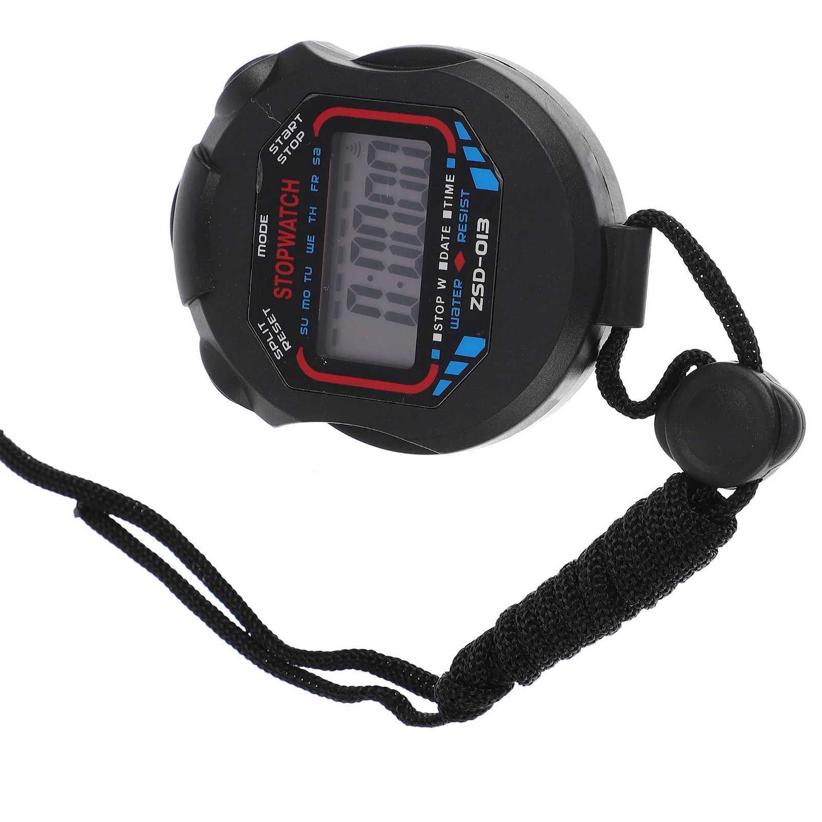 Digital Sports Stopwatch Timer Chronograph Large LCD Display Al Fitness Referees Stopwatch C251209-image-1087828508