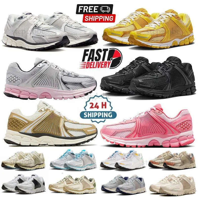 Running shoes vomero 5 metallic gold designer Running mens shoes womens photon dust pink velvet brown yellow ochre anthracite black sesame sneakers