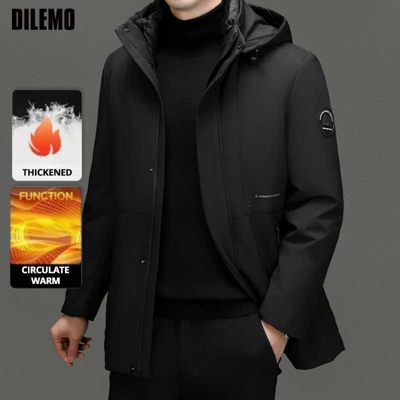 Top Grade Brand Casual Fashion Designer Warm Parka Coat Mens 2025 Newest Winter Jacket Quilted Windbreaker Mens Clothes W251209