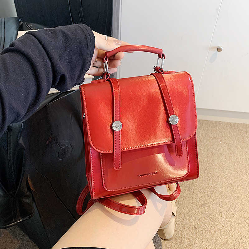 2024 Spring Summer New Fashionable Stylish Backpack Versatile Crossbody Small Square Bag High-end Simple Handbag for Women