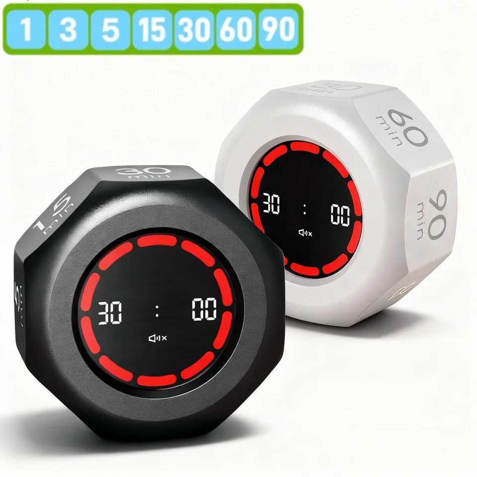 Visual Study Timer for Kids Focus Podoro Clock with Gravity Sensor Flip Mute Countdown Tool Hework Exam Time Management Gift C251209-image-1087828681