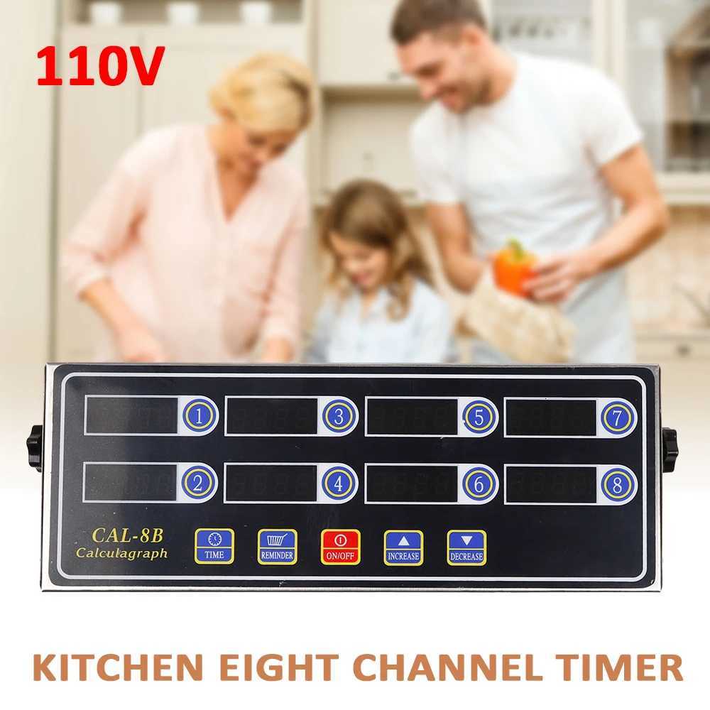 8 Channels Restaurant Timer Kitchen Loud Al Cooking Calcagraph Cmercial Digital timer 110V CAL-8B C251209-image-1087828829