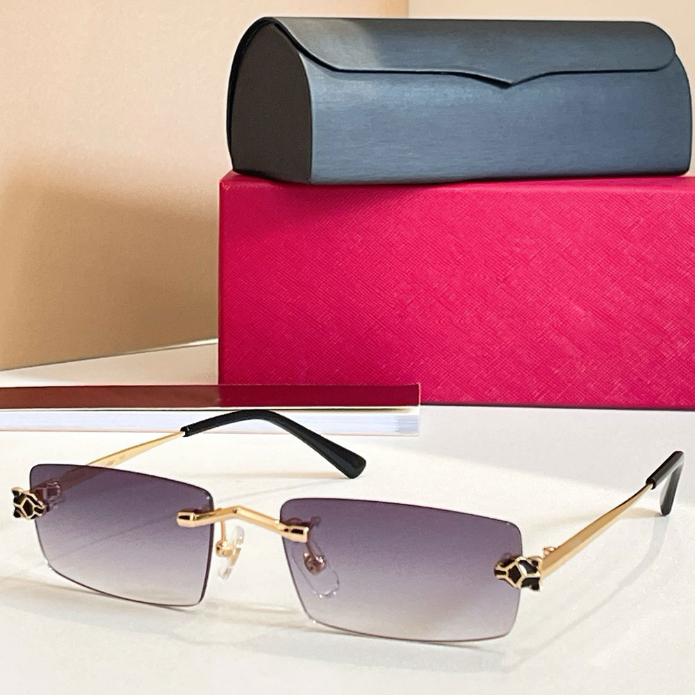 Womens panthere de sunglasses mens designer rectangle sunglasses CT0598S 26ss new minimalist optical eyeglasses perfect Match for casual outdoor act