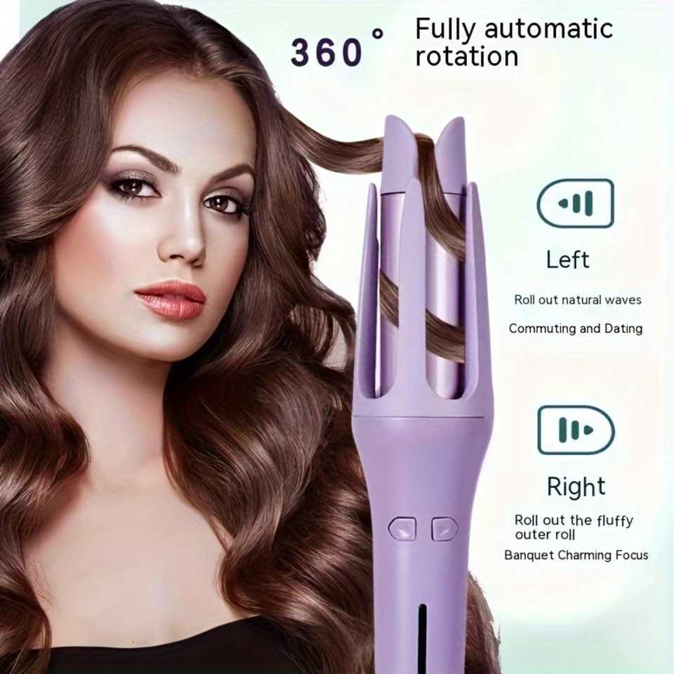 Fully Automatic Curling Rod For Perm Large Curls Large Waves Bangs Curling Machine No Harm To Hair Negative Ion DormitoryT251210-image-1087889797