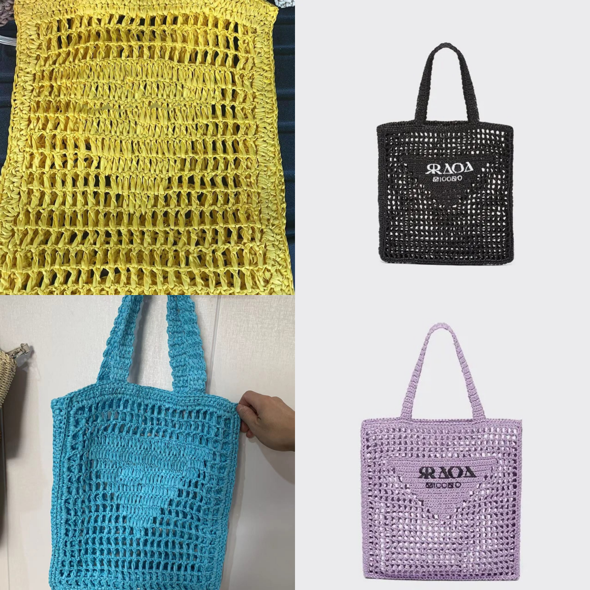 Designer bag Tote Bag Shoulder Bag Market Bag Open Simple Woven Shoulder Bag Commuter Bag Summer Beach Tote Vacation Woven Bag Resort Beach Bag Farm