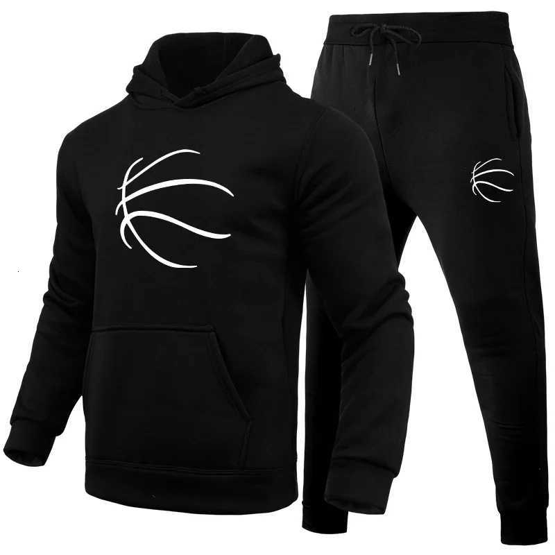 2025 Nuovo arrivo Mens Tuta con cappuccio e pantaloni della tuta Classico maschile Quotidiano Casual Sport Tuta da jogging Maschile Abiti da basket
