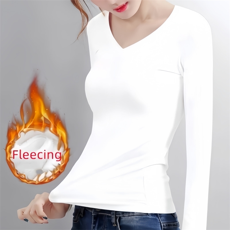 Women Thermal Underwear Winter Turtleneck Bottom Shirt Solid Semi High Collar Long Sleeve Basic T-Shirt Heating Fiber Pullovers251129ww