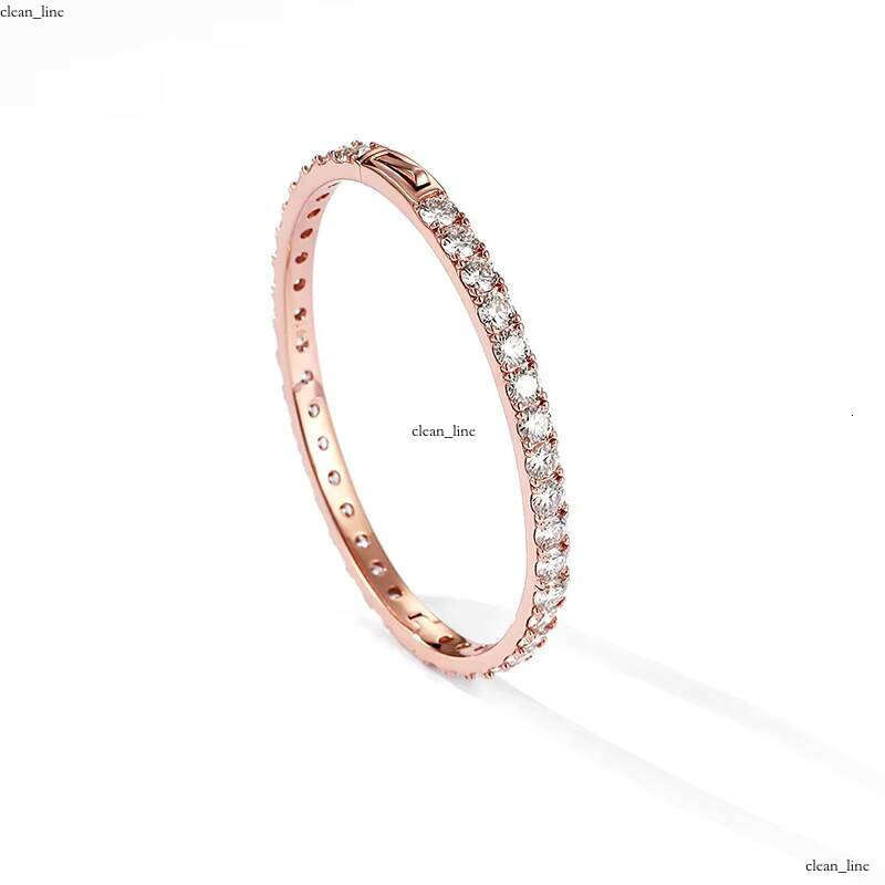 VVS Moissanite Light Luxury 925 Sterling Silver 4mm Fine Jewelry Colorful Silicon Stone Women's Bracelet