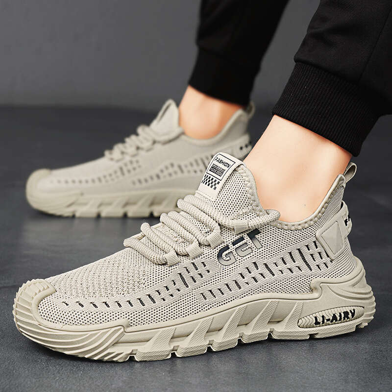 New Spring Summer Men's Breathable Casual Work Thick Sole Driving Outdoor Sports Free shipping niche designers Running Shoes