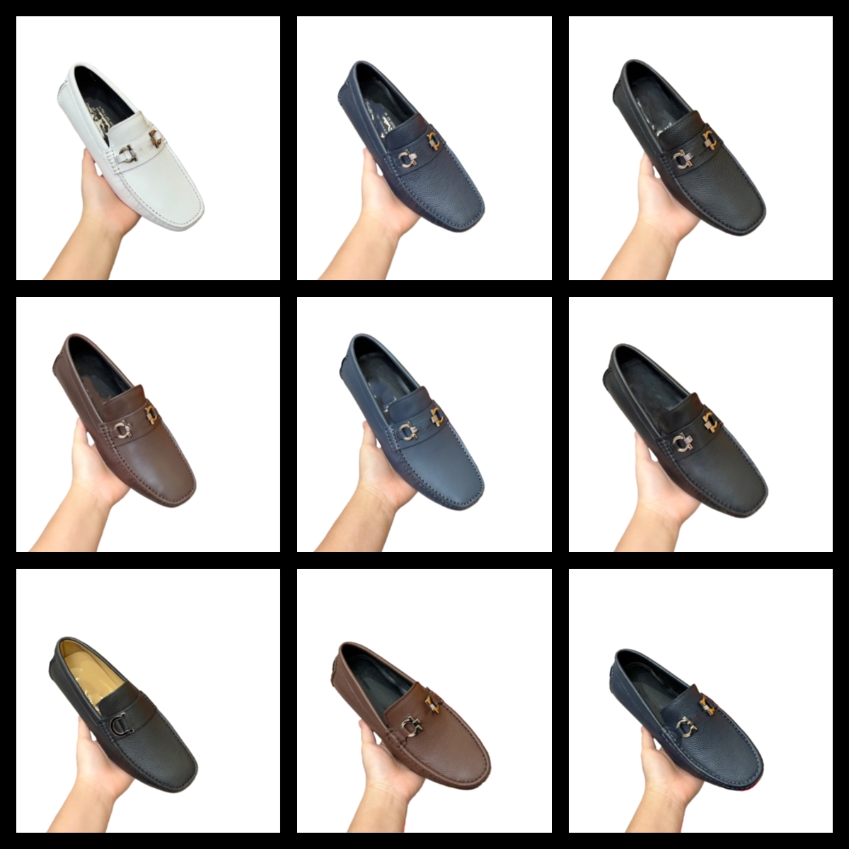 2026 Genuine Leather Designer Men Loafers Shoes Casual Luxury Brand Formal Mens Loafers Moccasins Italian Breathable Slip on Male Boat Shoes Plus Si