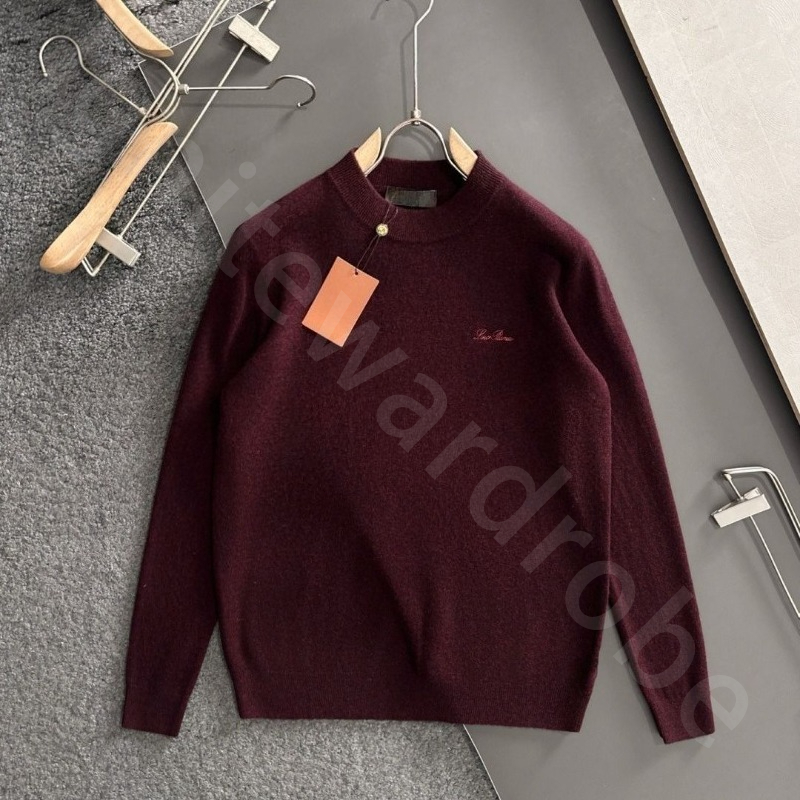 Quiet Luxury Designer Knitted Sweater Mens Turtleneck Solid Color Casual and Comfortable Bottoming Tops L1289