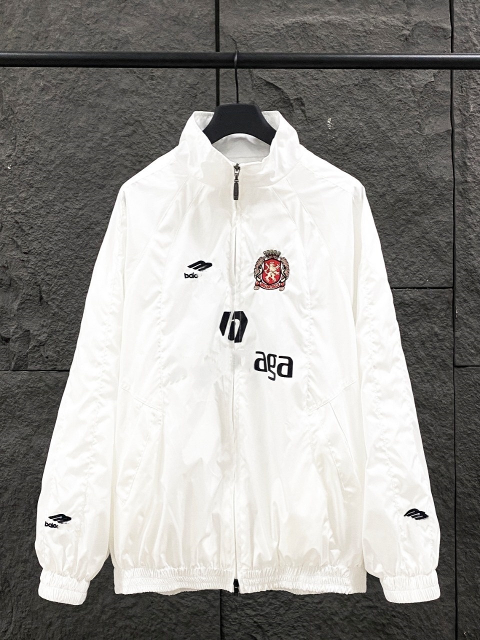 Men's Designer Sweatshirt 2025 New Football Collection No.10 Double-Layer Stand-Up Collar Hardshell Jacket Letter Embroidered Long Sleeve Knit
