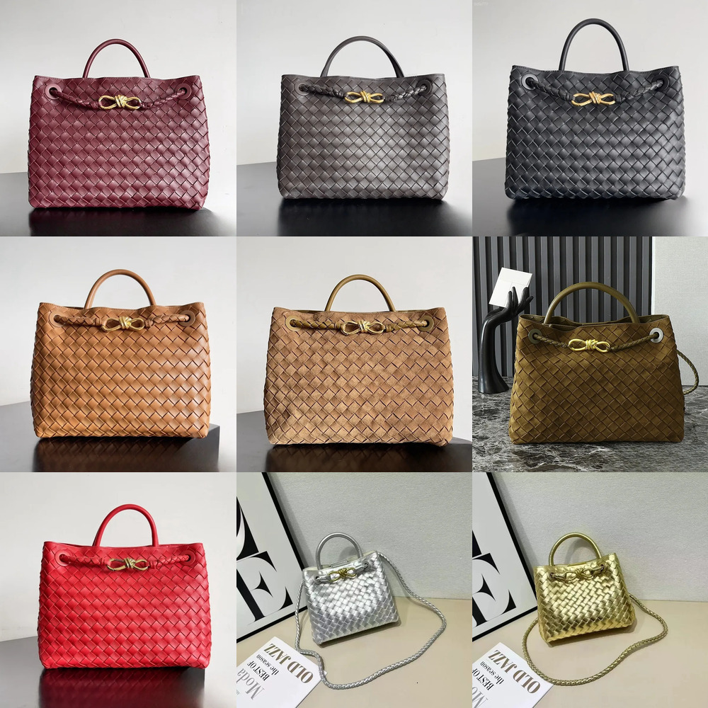 Fashion woven handbag designer tote portable one shoulder crossbody briefcase large capacity commuting bag multiple colors and sizes8-9