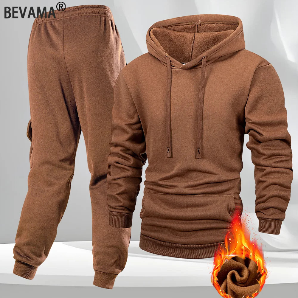 Spring and Autumn Mens Casual Suit Hooded Sweatshirt and Sweatpants 2-piece Sets Comfortable Fashion Jogging Hoodie Sportswear 251205