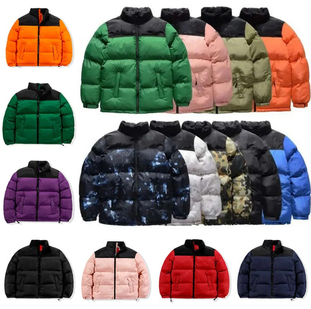 Puffer Jacket Jacket men coat down Jacket Coat Cotton-Padded Classic Black Gray Blue Orange Glossy Surface Windproof Warm Winter High Quality Windbr