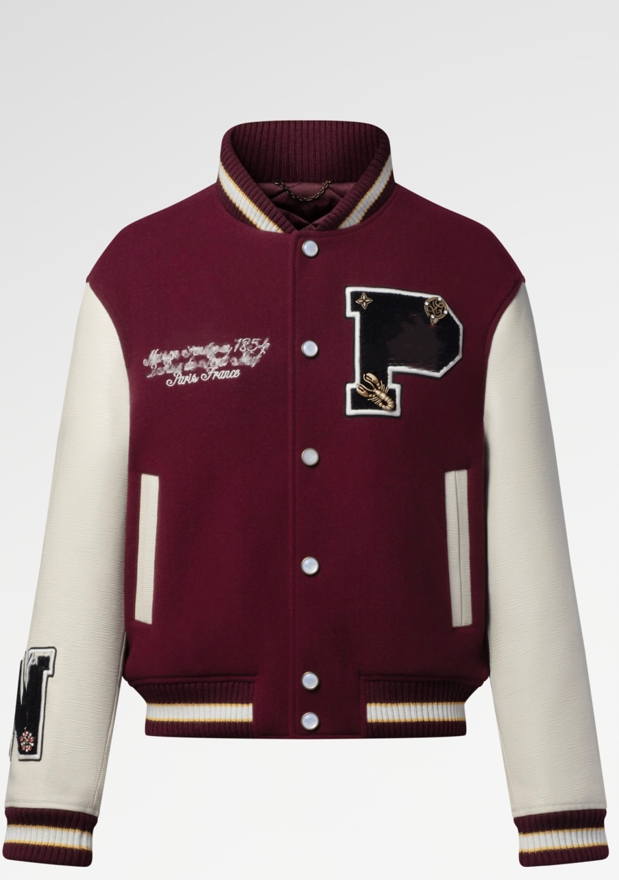 Jacket Designer Letterman Bomber Coats Letter Embroidery Autumn Men Baseball Jackets Pharrell Williams Leather Baseball Jacket fur lined denim jacke