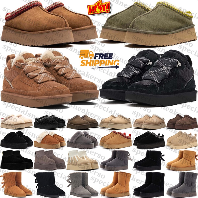 Free Shipping Designer uggswomen uggbootwomen slippers boots sandals slides australia Lowmel tasman tazz clogs heels sliders shoes for mens womens s