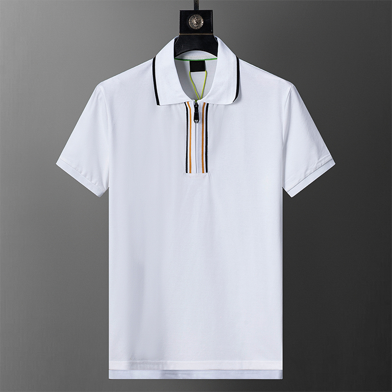 designer spring and summer new men's lapel T-shirt Fashion business men's and women's official website synchronous polo shirt outdoor