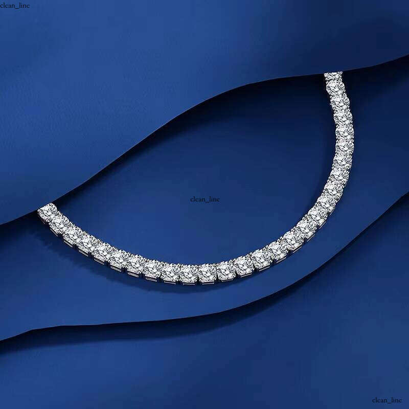 Factory Wholesale 2.5mm 3mm 4mm 5mm VVS GRA Moissanite Tennis Bracelet, Comes with Fashionable 925 Silver Plated Rhodium Women's Jewelry