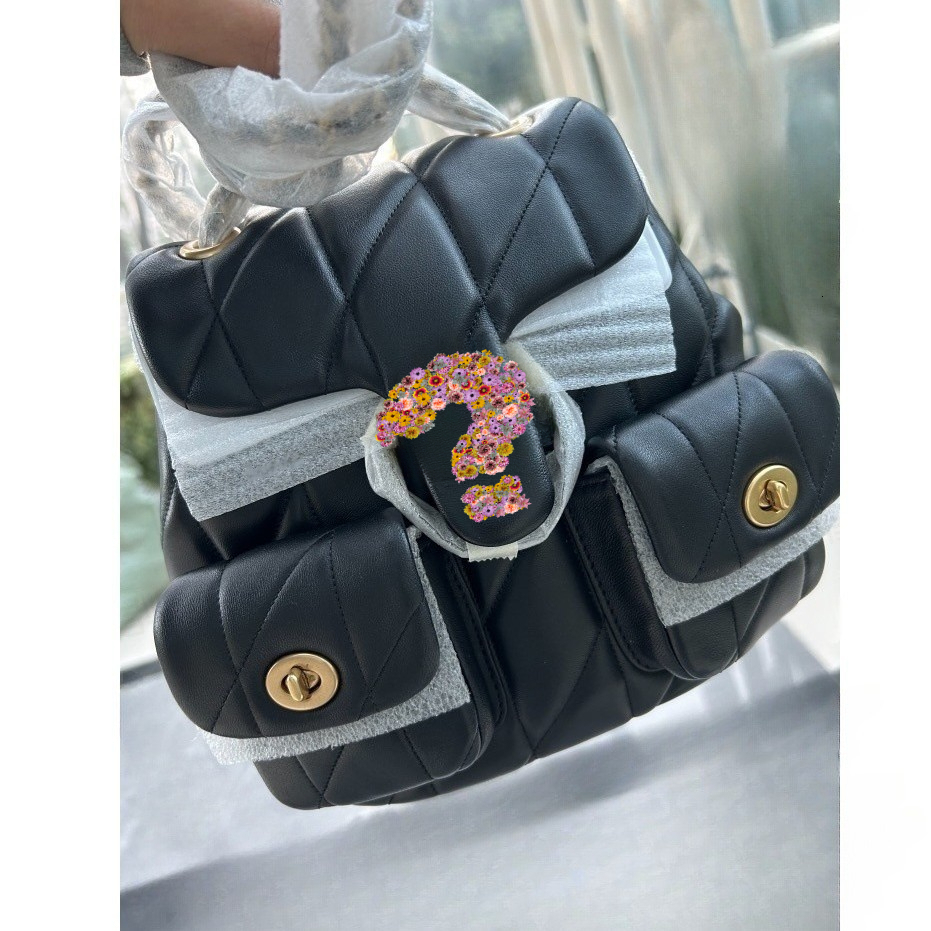 Borsa da donna di lusso in vera pelle nuova borsa a tracolla da donna zaino borsa trapuntata in pelle di pecora borsa da basket nuova borsa firmata