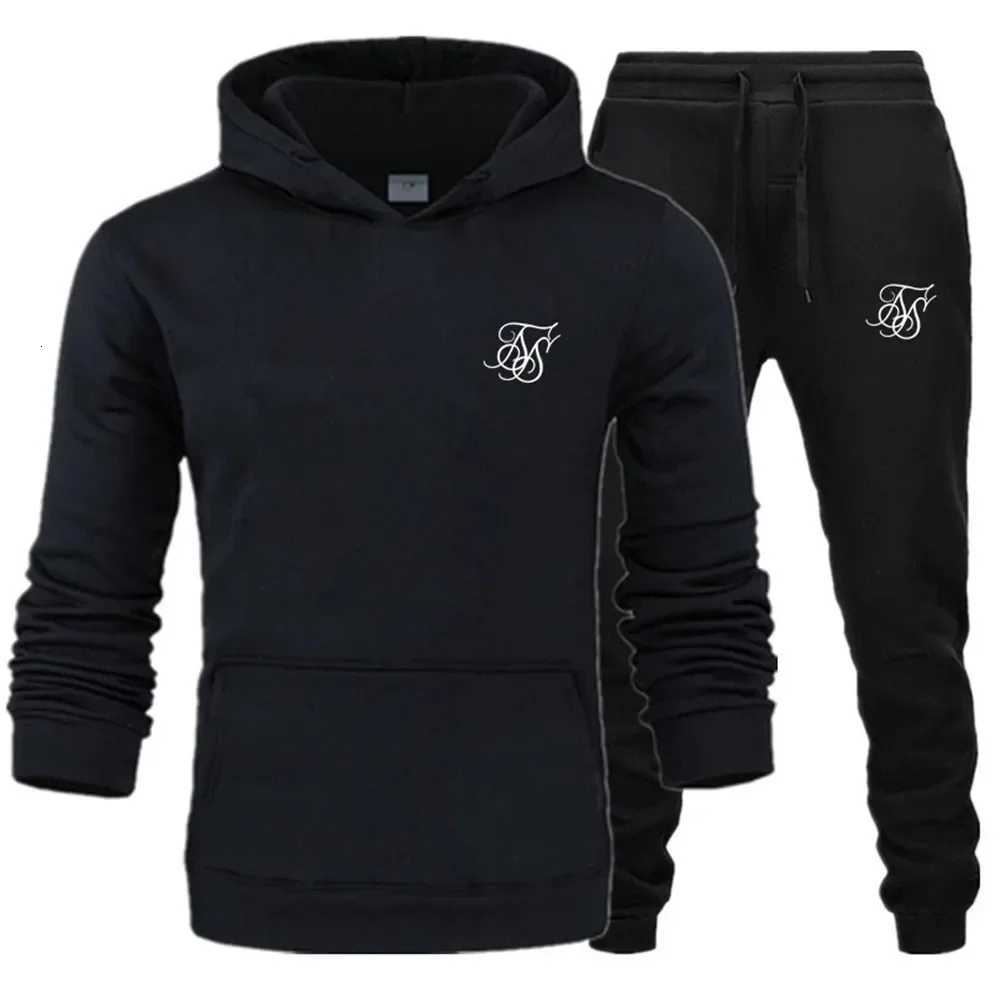 Mens sports suit hooded sweatshirt suitable for gym casual summer fashionable street sportswear M251210
