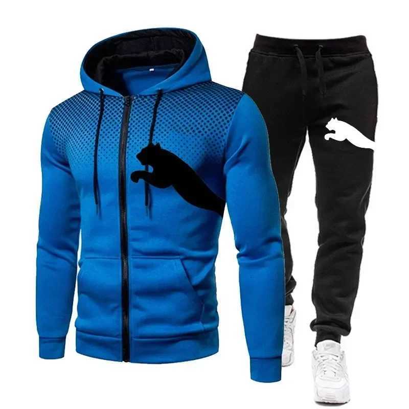 2025 Mens Autumn/Winter Hoodie Set mens fashion autumn/winter designer clothing hoodie long pants set jogging sportswear M251210