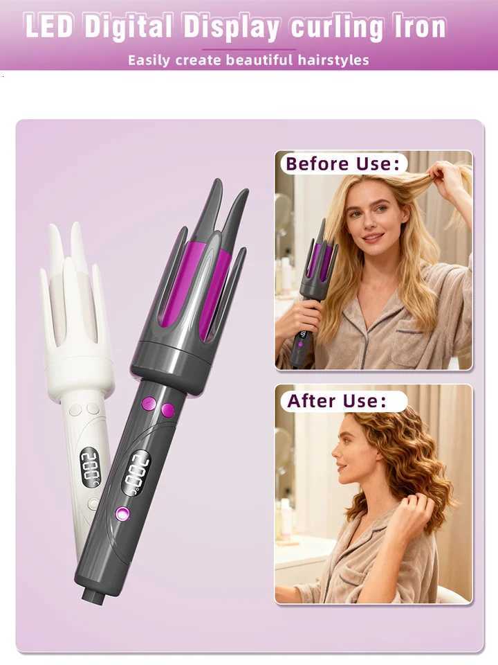 28mm automatic curler temperature control with digital display anion ceramic fast heating stylingT251210-image-1087889298