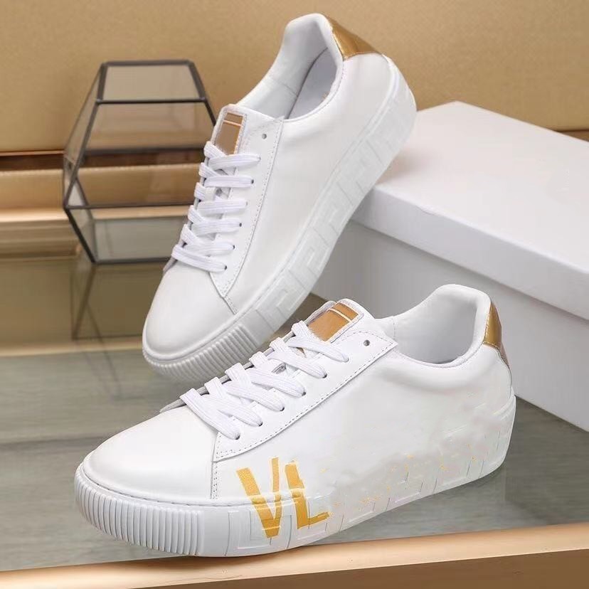 Designer greca Sneakers men casual shoe Seashell baroque Low-top lace-up sneaker luxury brand shoes Fashion Outdoor Runner trainer 12.3 01