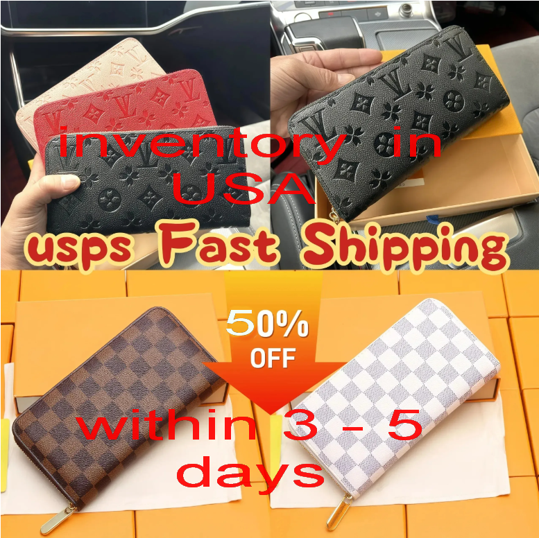 10A quality LDesigners Luxury Genuine Leather Wallets cardholder France Paris plaid style luxurys mens wallet designers women wallet Purse gift box