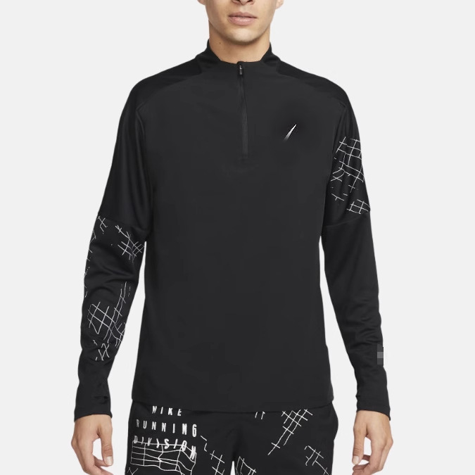 designer gym t-shirts 2025 autumn striped reflective half zipper stand up collar men's round neck long sleeved t-shirt shorts cropped pants
