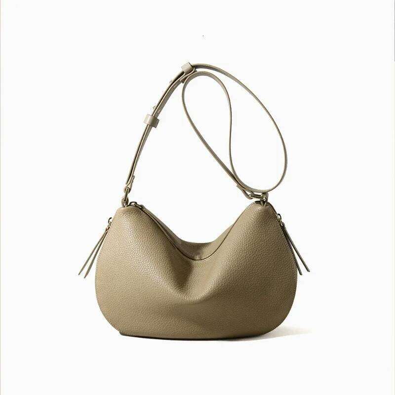 Jonlily Women Genuine Leather Shoulder Female Hobos Handbag Totes Casual Crossbody Bag Small Daybag Purse Suotong1210